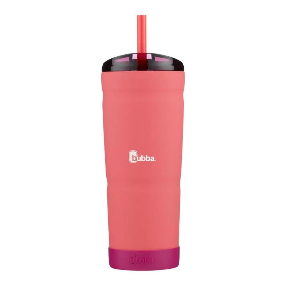 Bubba Envy-S 24oz Rubberized Stainless Steel Tumbler Straw Bumper Electric Berry